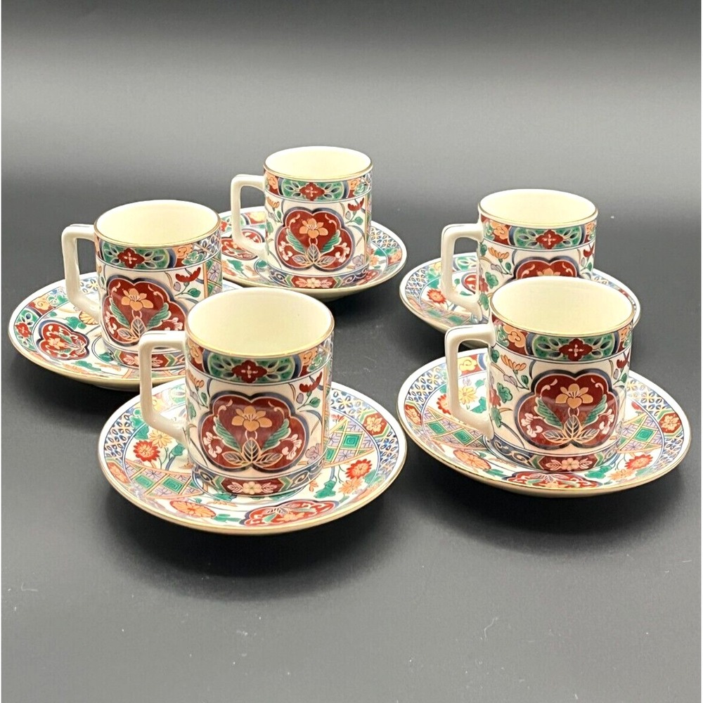 Andrea by Sadek Demitasse Cups & Saucers Set of 5